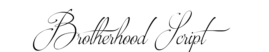 Brotherhood Script Font Download Free